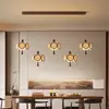 Lustre Estético para Sala de Estar da Dinastia Song 2025 Novo Estilo Chinês Criativo Lâmpada de Tecido para Restaurante Sala de Chá Lâmpada de Quarto Principal de Designer