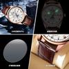 Reloj popular de comercio exterior transfronterizo para hombre, reloj luminoso resistente al agua con correa de cuarzo lunar, reloj de camarones para hombre