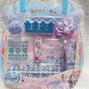 Collar de uñas con diseño de sirena de Sofía para niños, pegatinas para uñas seis en uno, pegatinas de diamantes