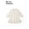 2026 Nuevo Estilo Vestido de Manga Larga para Niña Algodón Jacquard Vestido de Princesa Bebé Dulce Temperamento Vestido Muñeca Fábrica de Origen