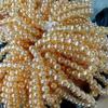 Exhibición de pulsera de citrino de Brasil tienda de cuentas de cristal amarillo dorado pulsera 6-14 mm cuentas redondas actividad práctica regalo