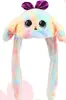 Sombrero de Peluche chiikawa Empleado de Tren Usaqiyka Orejas Wow Móviles Brillante Divertido Sombrero