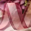Cinta Coreana DIY Moño Accesorios para el Cabello Ropa Sombrero Caja de Regalo Paquete de Flores Accesorios Patrón Vertical Impreso Cinta de Hilo