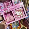 Caixa de Presente Kit de Papelaria Sanrio Presente de Volta às Aulas para Crianças Material Escolar Presente de Aniversário Bolsa Caderno