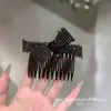 Peine con Forma de Moño Completo de Pedrería Nuevo Primavera/Verano 2026 para Peinar el Flequillo, Accesorio para el Cabello Brillante de Lujo Ligero