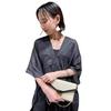 Vestido Largo de Lino Elegante Japonés Holgado Cómodo de Primavera y Verano Nuevo para Vacaciones