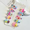 Clips para el cabello de dibujos animados para niños, Accesorios para el cabello de bebé, Clips para flequillo de estudiante, Clips para el cabello de princesa, Clips de pico de pato, Moños al por mayor