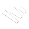 Estacas de suelo galvanizadas en forma de U, estacas de fijación para tela antihierbas, malla tridimensional para césped, estacas de sujeción para tela de suelo de jardinería
