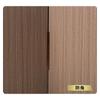 Panel de pared de fondo de TV de aleación de aluminio y metal de 5 mm y 8 mm, panel de pared integrado, chapa de madera, tira de modelado de línea decorativa