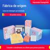 Caixa de embalagem caixa de avião personalizada céu e terra tampa caixa de gaveta Kraft caixa de papel caixa cosmética dobrável cartão branco caixa de cor personalizada