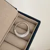 Anillo Súper Brillante de Circonita Estrellada para Mujer, Lujo Accesible, Gama Alta, Único, Exquisito, Moderno y a la Moda
