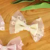 Organza Floral Laço Duplo Feito à Mão DIY Acessórios para Cabeça de Criança Chapéu Sapatos Acessórios para Roupas Atacado