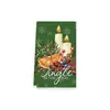 Paño de cocina navideño transfronterizo europeo y americano gofrado navideño de cocina absorbente paño de té multifuncional paño de limpieza para lavar platos