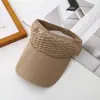 Nuevo Sombrero de Sol de Verano con Malla Superior Vacía de Escamas de Pescado Gorra de Béisbol de Punto Coreana Sombrero de Sol para Deportes al Aire Libre