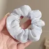 Elástico de Cabelo Oversized Estilo Coreano Intestino de Porco, Corda de Cabelo Versátil com Renda de Bolinhas, Elástico para Rabo de Cavalo Alto, Elástico de Borracha, Acessório de Cabelo de Alta Qualidade