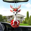 Amazon Transfronterizo Nuevo Creativo Lindo Dibujo Animado Ciervo Colgante Decorativo Adorno para Colgar en el Coche