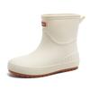 Botas de Lluvia para Mujer para la Temporada de Lluvias, Zapatos de Goma Antideslizantes para Exteriores para Mujer, Botas de Lluvia Impermeables, Ligeras y Transpirables hasta la Pantorrilla, Antideslizantes y Resistentes al Desgaste