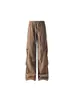 Colección Otoño 2026: Pantalones Largos Jacquard de Pasto Marino sin Sombra para Pared, Tallas M-5XL, HK261056-Especial P32