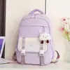 Mochila Fresca y Elegante Linda para Tutoría de Estudiantes de Primaria, Mochila de Gran Capacidad para Estudiantes de Secundaria, Bolso Casual de Moda para Niñas
