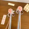 Guofeng Borla Fresco y Estilo Antiguo Nuevo Hanfu Lolita Adorno para la Cabeza Flor de Mariposa Flor de Seda Pinza para el Cabello Accesorios para el Cabello