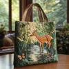 2026 Nuevo Llegada Serie Animales Estampado Digital Moderno Popular Bolso de Mano Bolso Tote de Hombro Único Acolchado