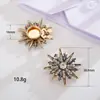 Gemelos de Flor de Cuatro Pétalos en Forma de Corazón Retro, Botones de Cuello, Accesorios para Joyería DIY, Botones Decorativos para Camisa de Aleación de Zinc, Pequeños Regalos
