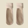 Calcetines de nieve de algodón para mujer, calcetines de otoño e invierno, medias gruesas cálidas con forro polar, calcetines de felpa para el hogar