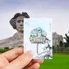 Ímãs de Geladeira de Metal Personalizados de Cidades, Marcadores de Página da Ilha Laranja de Changsha, Atrações Pontos Turísticos em Estoque, Lembranças de Pontos Turísticos