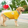 Otoño e invierno cálido perro marca de moda perro grande suéter de forro polar patchwork golden retriever perro mediano y grande samoyedo sudadera ropa para mascotas