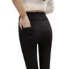 Leggings de Sarga Deportiva Real Delgados Estilo Coreano Cintura Alta Pantalones de Exterior Ajustados Elásticos Tipo Lápiz