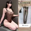 Lingerie sexy com cavalo aberto, maiô body de corte alto, roupa body feminina sexy fina transparente estilo escolar justa