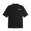 Marca de Moda Americana Representa Logo Básico Pequeño Letra Camiseta de Manga Corta Holgada Casual para Hombre y Mujer Transfronteriza Media Manga