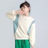 Suéter de algodón para niños moda Suéter para niños niños Manga Larga Camiseta para niñas primavera y otoño camisa base Rojo de Internet 1 generación