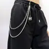 Cadena de Cintura Decorativa de Calavera Nueva Cadena Metálica Punk Hip-Hop Cadena para Pantalones de Hombre y Mujer Transfronteriza Europea y Americana Joyería Venta al por Mayor