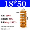 Padrão Japonês Resistente a Altas Temperaturas Mola de Molde Mola de Compressão Doméstica 65Mntf Fio Plano de Alta Resistência Compressão Retangular Alta Elasticidade