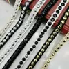 Venda direta com desconto renda de contas semicirculares conexão de fileira única renda de contas semicirculares sapatos e chapéus de alta qualidade acessórios de vestuário