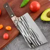 Faca de Cozinha de Forjamento Yangjiang Barraca Ambulante Faca de Cozinha Faca de Fatiar Faca de Uso Duplo para Picar e Cortar Doméstica