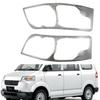 APV 2005 Pantalla de lámpara delantera ABS cromado Piezas decorativas Marco de faro Embellecedor