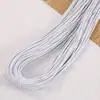 Banda elástica redonda de 0.8-2.0 mm, cordón elástico de látex colorido para joyería, manualidades hechas a mano y pulseras