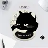 Mouse Pad de Pulso de Gato Fofo Apoio de Mão de Silicone Simples para Escritório Almofada de Pulso Espessa Estéreo 3D Prevenção de Dor na Mão do Mouse