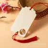 Tarjetas de Deseos, Etiquetas de Madera, Etiquetas Colgantes de Bendición para Árboles, Decoraciones Festivas para Lugares Pintorescos, Pequeños Carteles de Madera en Blanco Hechos a Mano, Etiquetas de Paz, Tarjetas de Deseos