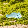 Dibujos animados lindos luminosos Oruga resina pequeños adornos Musgo micro paisaje jardinería bonsái decoración de paisaje accesorios