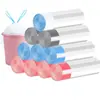 Bolsas de basura con cordón para el hogar, bolsas de basura blancas engrosadas, tipo desprendible, bolsas de plástico grandes para uso en cocina y dormitorio