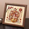Dios de la Riqueza Bendición de la Fortuna Serie Pintura de Perlas DIY Vestíbulo Festivo Sala de Estar Año Nuevo Mesa Decorativa Pintura Adorno