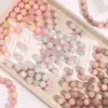 Estilo Óleo Resina Degradado Soñador Agujero Recto Cuentas Sueltas Hecho a Mano DIY Joyería Pulsera Cadena de Teléfono Accesorios para Cuentas Venta al por Mayor