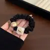 Lazo de Pelo de Lujo Ligero Coreano de Gama Alta con Perlas y Pedrería, Cuerda Gruesa de Alta Elasticidad para el Cabello, Diadema, Accesorio para el Cabello