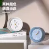 Reloj despertador Deli Le300-Wh para dormitorio de estudiante, mesita de noche, reloj pequeño, gadget para despertarse, gestión del tiempo, alarma de despertador