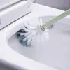 Cepillo para inodoro con mango largo, sin puntos ciegos, modelo nuevo, cepillo especial para inodoro para uso doméstico, montado en la pared para baño, menos de 5 yuanes