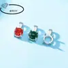 Moda Minimalista Colgante para Mujer Montura Vacía Collar de Cobre Colgante DIY Incrustado Jadeíta Redonda Diamante Alta Imitación Montura de Plata 925