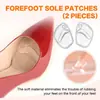 Zapatos de tacón alto para mujer, almohadillas antideslizantes para el talón, pegatinas antirozaduras para el talón, almohadillas de masaje de silicona transparentes e invisibles que no se deslizan